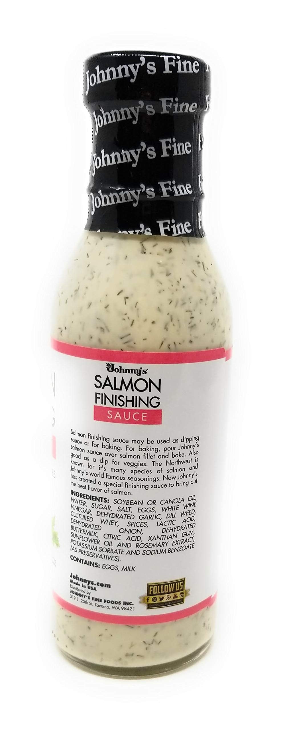 Johnny's Salmon Finishing Sauce, 12 oz