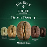 The Bean Organic Coffee Company California Blend, Medium Roast, Ground Coffee, 16-Ounce Bag,Café molido tostado organico