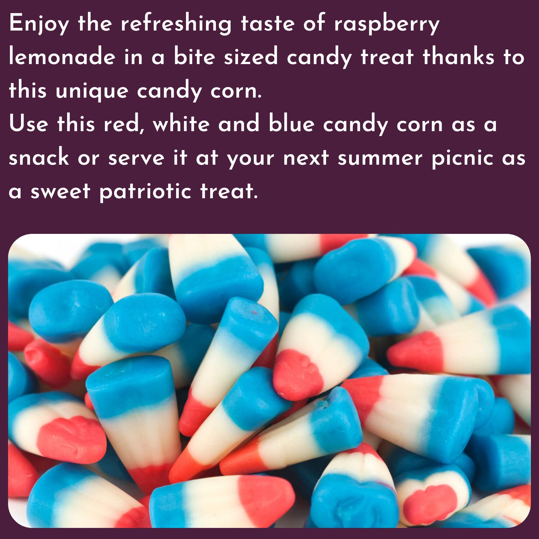 Raspberry Lemonade Candy Corn - 1.5 Lb Tub