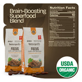 Focus Coffee with Superfoods - Organic Probiotic Mushroom Ground Bagged Coffee, Supports Healthy Focus & Digestion, Infused with Ashwagandha, Lion's