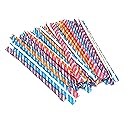 100 Pixy Silly Stix Sugar Candy Straws - Cherry - Blue Raspberry - Grape - Orange