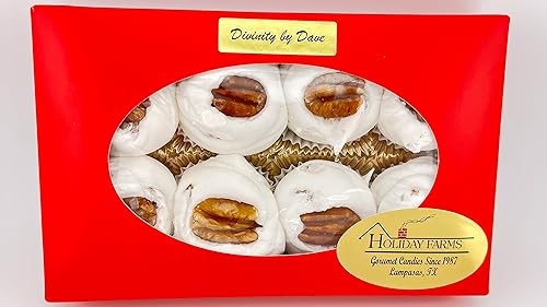 8 Piece Divinity Gift Box (With Pecans) Old Fashioned Divinity, Just Like Home Made