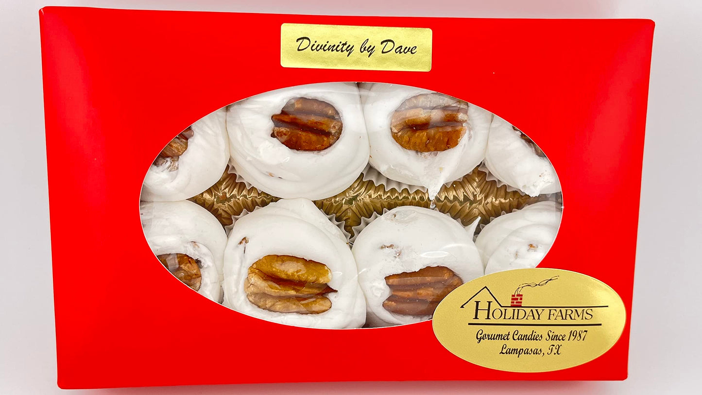 8 Piece Divinity Gift Box (With Pecans) Old Fashioned Divinity, Just Like Home Made