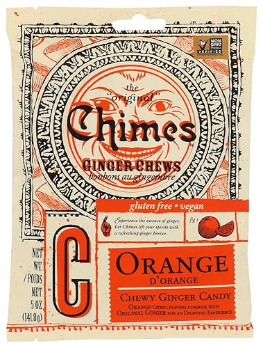 4-Pack 5oz Orange Ginger Chews