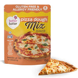 Better Batter Pizza Crust Mix | Certified Kosher, Vegan & Gluten Free Mix for Baking Top 9 Allergen-Free Perfect for 14" Pizzas! Just Add Water, Oil