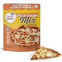 Better Batter Pizza Crust Mix | Certified Kosher, Vegan & Gluten Free Mix for Baking Top 9 Allergen-Free Perfect for 14" Pizzas! Just Add Water, Oil