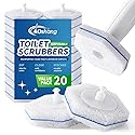 Compatible with Clorox Toilet Wand - Disposable Toilet Brush Head Refills (20 Count), Wand Not Included
