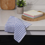 clwellge Kitchen Dish Cloths 12pcs, Bulk Cotton Absorbent Dish Rags, Perfect Cleaning Cloths for Household and Commercial Uses