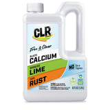 CLR Brands Calcium, Lime & Rust Remover Free & Clear, No Dyes or Fragrances, Gentle Lime and Bathroom Descaler, Removes Hard Water Stains and Rust