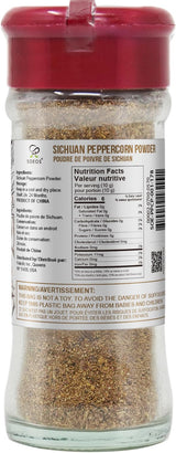 Soeos Sichuan Peppercorn Powder 1oz (28.3g), Non-GMO Verified, Szechuan Peppercorn, Ground Sichuan Green Peppercorns, Green Sichuan paper Powder, Mapo