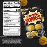 Birria Queen Curry Seasoning Bombs (2 Bombs, 5 oz) - Instant Curry Flavor, Slow Cooker & Crock Pot Ready, Easy Drop-In Spice Blend, No Measuring