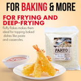Fusion Select 7 Oz Panko Bread Crumbs - Japanese-Style Toasted Vegan Panko Breadcrumbs for Breading, Frying, Baking - For Fried Chicken & Pork, Baked Pasta, Roasted Vegetables, Tonkatsu