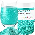 Bulk (20g) Luster Dust Edible Cake Decorations, Teal Edible Dust for Cake Edible Luster Dust for Cupcake Decorations, Cake Drip, Teal Edible Paint