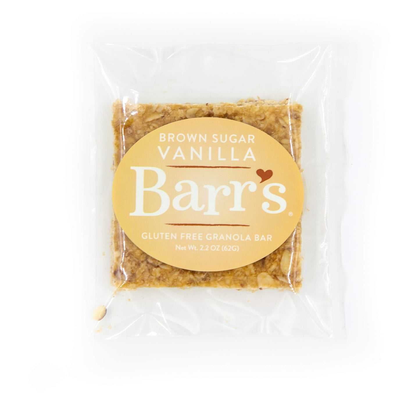 Mrs. Barr’s Natural Foods Granola Bars | Brown Sugar Vanilla | Certified Organic Gluten Free Oats | Soft Texture | Small Batch | Gourmet Quality |