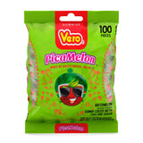 Vero Picamelon - Watermelon Flavored Chewy Gummy Treats Coated in Chili Powder 100 Pieces (Net Wt. 1 Lb, 5,15 Ounces) - Individually Wrapped Mexican