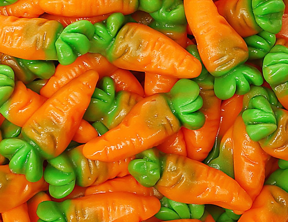 Vidal Easter Carrots Gummi Candy, 4.4 Pounds Bulk Bag