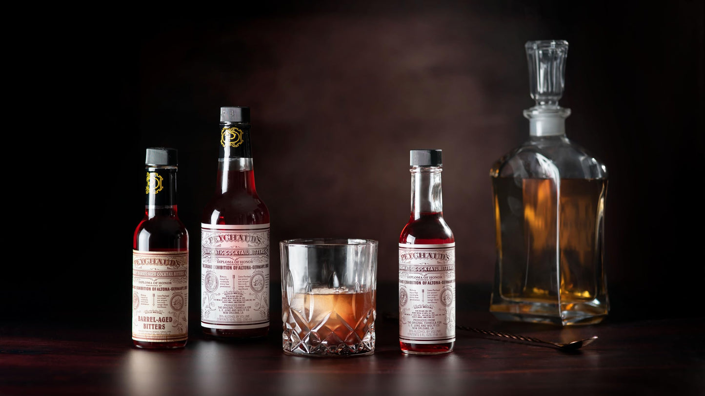 Peychaud's Whiskey Barrel-Aged Cocktail Bitters - 5 oz