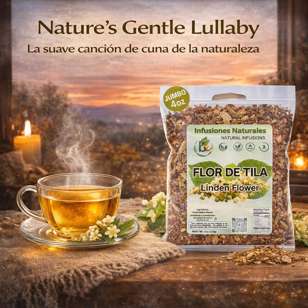 Tila Seca Herbal Tea (4 oz) - 100% Natural Linden Flowers & Leaves (Ternstroemia lineata) - Traditional Relaxation & Nightly Comfort - Wildcrafted