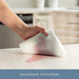 AURA 30 Pack Microfiber Cleaning Cloth with Box, Bulk Towels for Home, Reusable Microfiber Towels for Cars, Cleaning Rags, White Honeycomb, 260gsm
