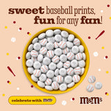 M&M’S WORLD Baseball Milk Chocolate Candies, 2 lbs Bulk - For Baseball Party Favors, Party Supplies, Goodie Bags, and More