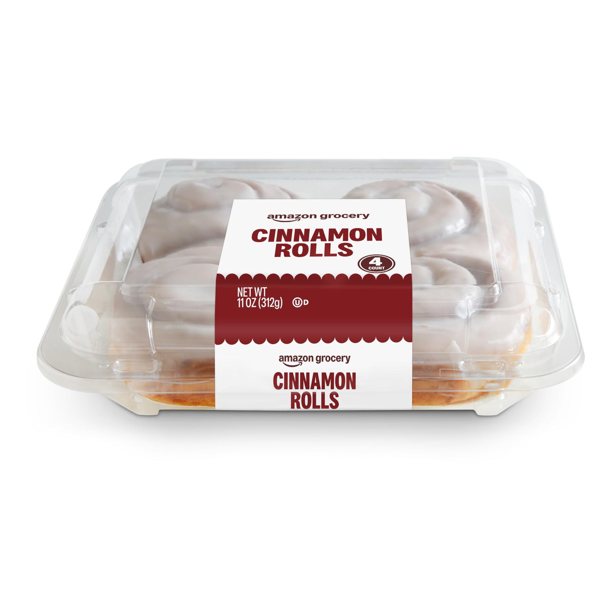 Amazon Grocery, Cinnamon Rolls, 11 Oz, 4 Ct, Frozen