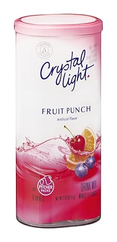 Crystal Light Fruit Punch Drink Mix, 2 oz, Makes 12 qt