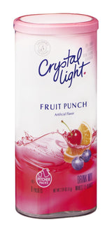 Crystal Light Fruit Punch Drink Mix, 2 oz, Makes 12 qt
