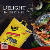 Zebra Basmati Rice - 1121 Sela XXL Parboiled Rice, (10 Lb) Extra Long Grain