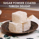 Turkish Delights Candy Gift Box - Assorted Turkish Delight Lokum, Traditional Turkish Food Sweet, Gourmet Lokum Candy, 7.05 oz (200g)