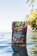 Hawaiian Host Paradise Collection - Sea Salt Toffee Dark Chocolate Macadamia Nuts - 8 Oz Bag