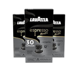 Lavazza Espresso Maestro Ristretto Aluminum Capsules Compatible with Nespresso* Original Machines, Dark Espresso Roast, Arabica and Robusta Blend (30