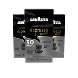 Lavazza Espresso Maestro Ristretto Aluminum Capsules Compatible with Nespresso* Original Machines, Dark Espresso Roast, Arabica and Robusta Blend (30