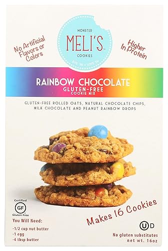 Meli's Monster Cookies, Cookie Mix Rainbow Chocolate, 16 Ounce