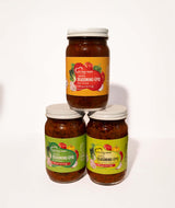 Golden Heart Haitian Epis Trio - Authentic All-Natural Caribbean Seasoning Paste Combo (Mild, Medium & Spicy) - Versatile Marinade & Flavor Base