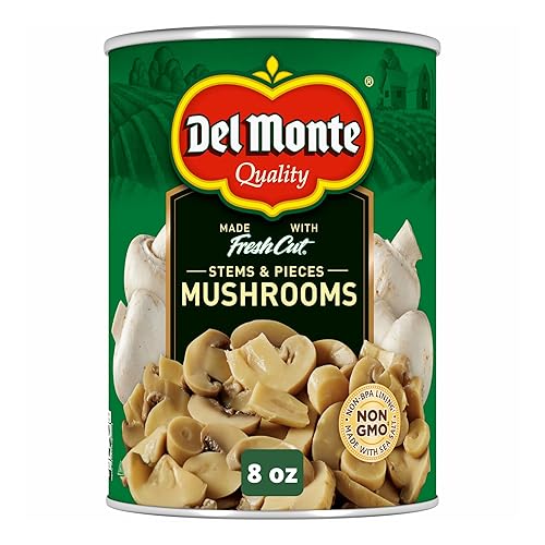 Del Monte Mushroom Stems and Pieces, 8 oz. Can