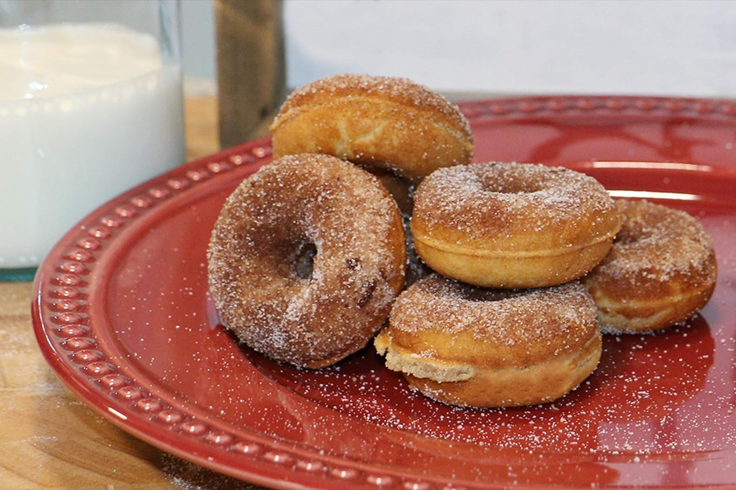 Mom's Place Gluten-Free Cinnamon Sugar Donut Mix, Nut Free, Dairy Free, Soy Free, Makes 18 Mini Donuts, Non-GMO, Delicious & Allergen-Friendly