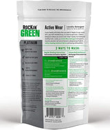 Rockin’ Green Active Wear Laundry Detergent - Unscented Laundry Detergent Powder & Odor Eliminator - Workout Clothes & Sportswear - Safe for Sensitive