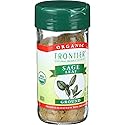 Frontier Sage Leaf Ground ORGANIC 0.80 oz. Bottle (a)
