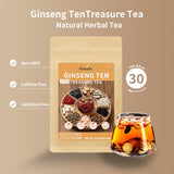 Vitavalor Chinese Traditional Kidney Care Herbal Tea, Ginseng Ten Treasures Tea, Natural Kidney Cleanse Detox Tea for Men & Women, Formula with 10