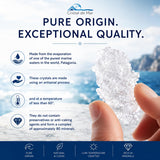 Sea Salt Crystals 500g - Premium Artisan Sea Salt from Patagonia - Mineral Rich Gourmet Salt - Unrefined - No Additives - 100% Natural