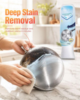 HOLVA Pot Bottom Black Stain Remover Cleaner, Pot Bottom Black Stain Cleaning Cream, Stainless Steel Cleaner for Pots and Pans, Kitchen Powerful