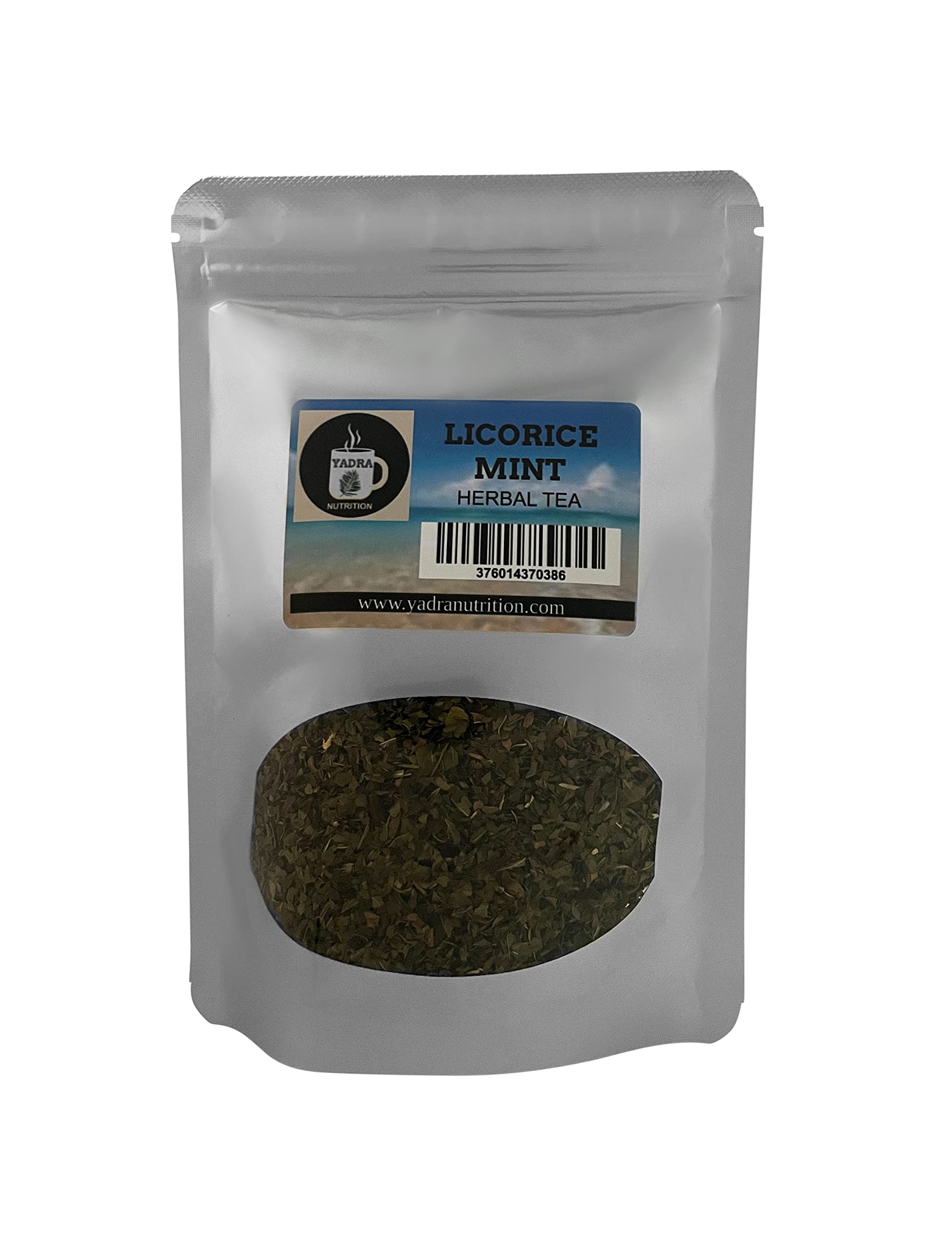 Premium Licorice Mint Tea Herbal Loose Leaf caffeine free (2oz)