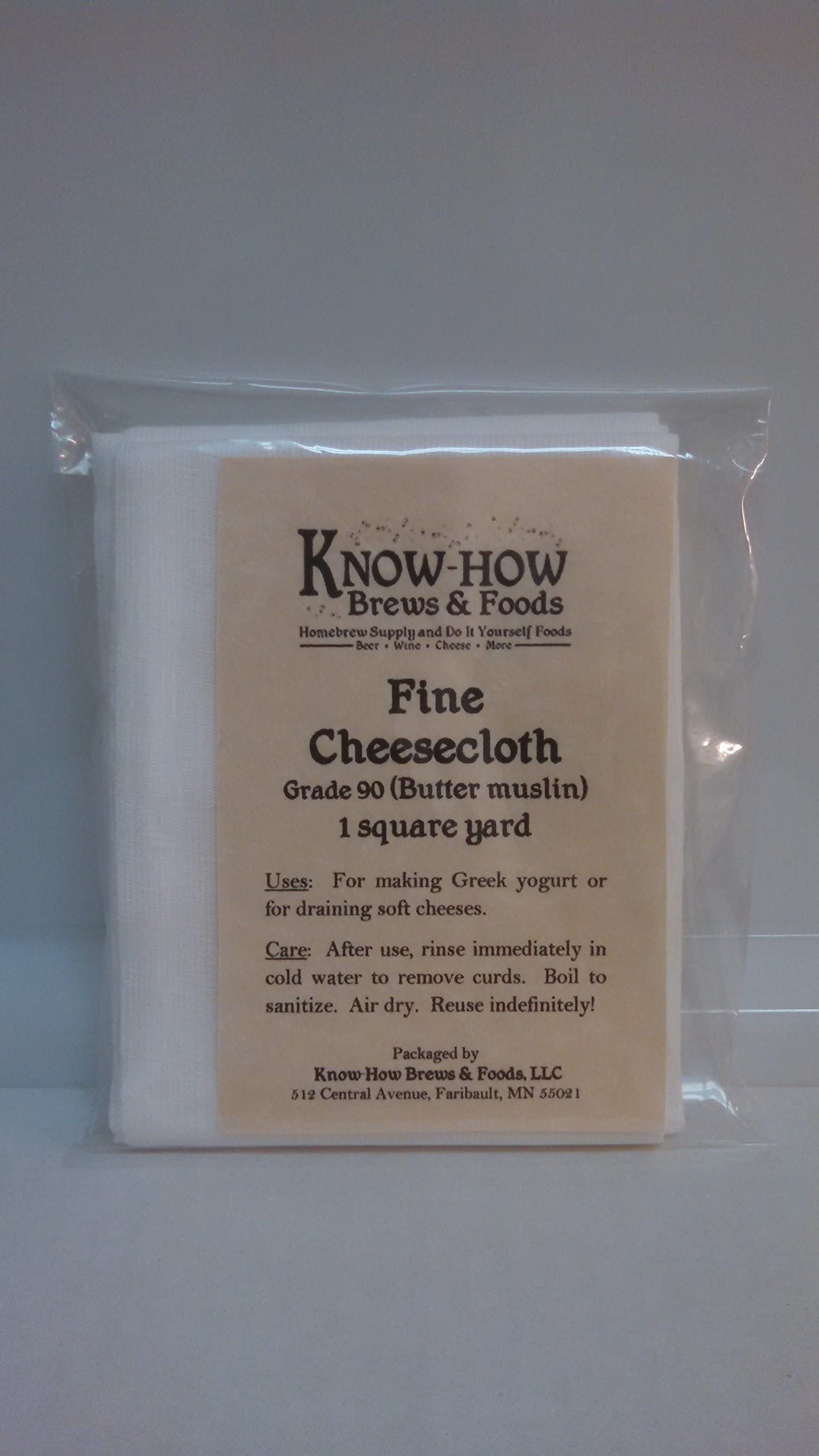 Greek Non-Dairy Yogurt Kit (culture and cheesecloth) - For Use with Soy Milk