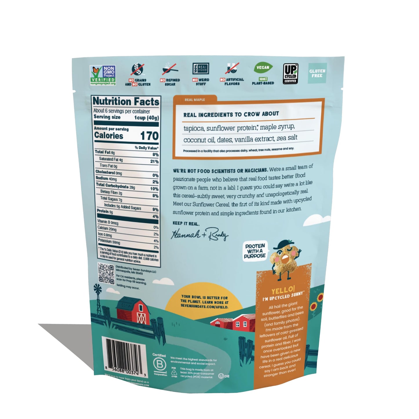 Seven Sundays Cereal Mple Sea Slt Gfree 8 OZ