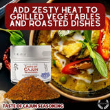Taste of Cajun | Gourmet Seasoning | Non GMO, All Natural | Artisanal Spice Blend | Handmade in USA in Small Batches | Ultra Premium Spices & Herb Mix