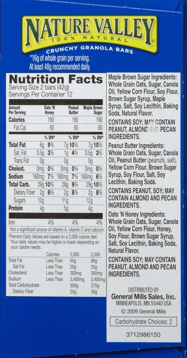Nature Valley Variety Pack 24 Bars