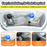 NeverScrub! Refill Cartridge Self Cleaning Toilet System - Replacement Cartridge for Automatic Toilet Bowl Cleaner - 1.65 oz, Lasts Up To 3-5 Months