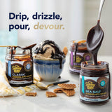 Sunday Night Foods Classic Chocolate and Bittersweet Chocolate Sauce: Gourmet Chocolate Sauces, Farm-Crafted, Gluten-Free, No Artificial Ingredients