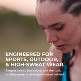 SWEAT X Original Activewear Laundry Detergent Liquid - Natural Washing Detergent for Activewear & Gym Clothes - Non Toxic Laundry Detergent
