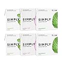 SIMPLY Gum | Dental Gum | Xylitol Chewing Gum- Sugar Free | Variety Pack- Bubblegum, Peppermint, Spearmint | Pack of Six (90 Pieces Total) | Synthetic